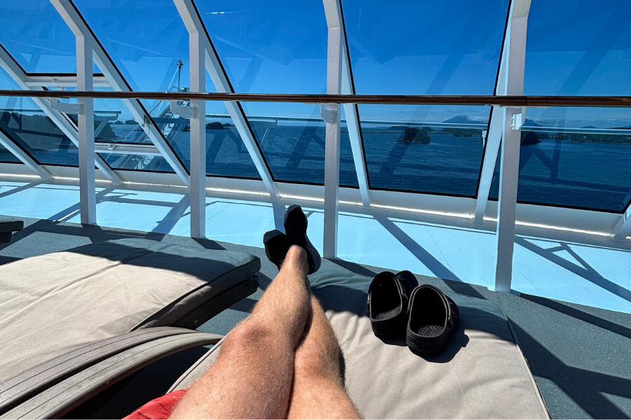 azamara-alaska-sunbathing