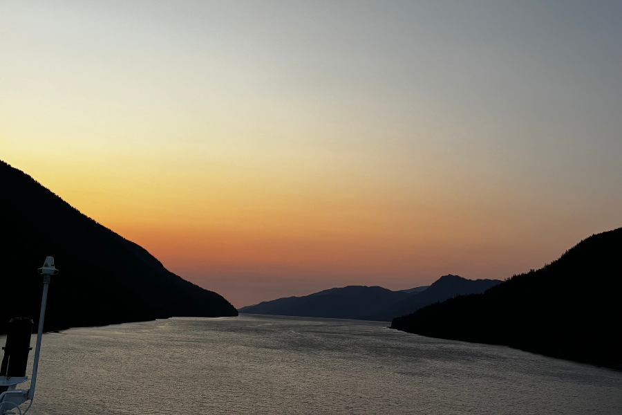 azamara-alaska-sunset