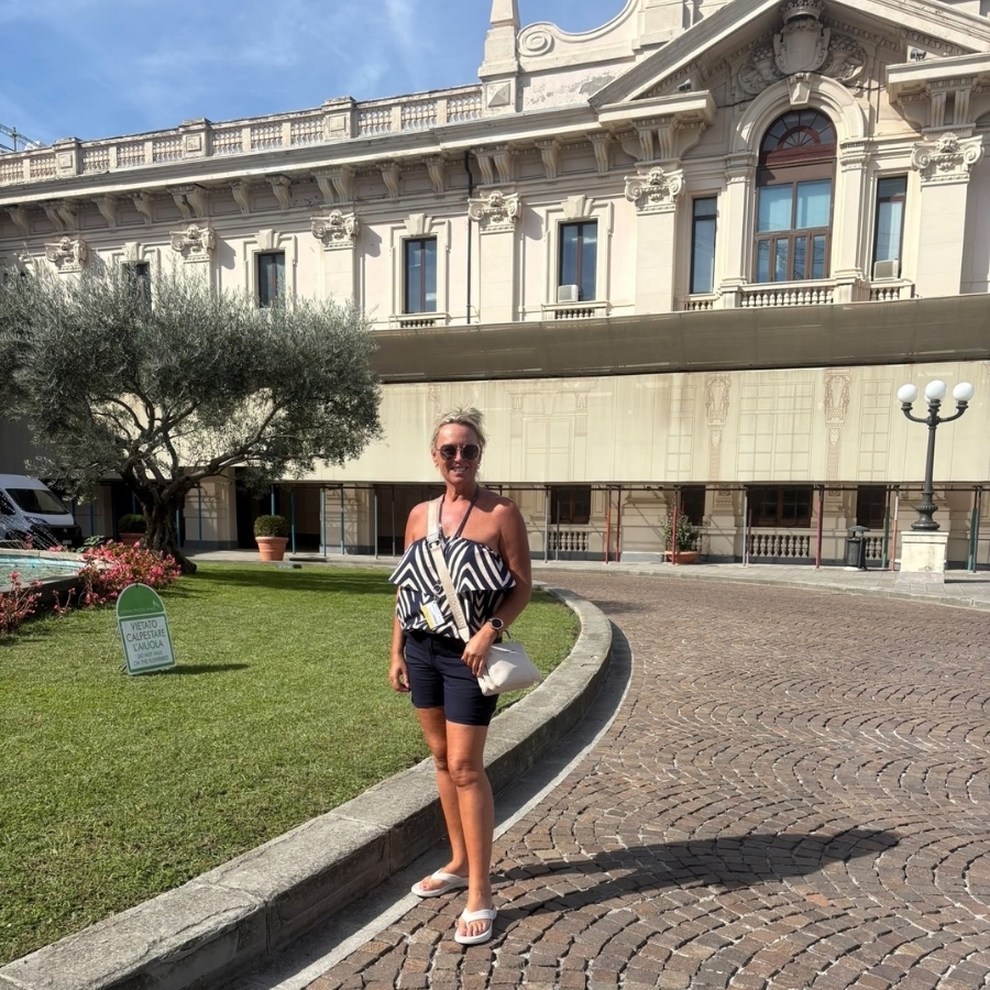 Claire on her MSC Mediterranean Cruise