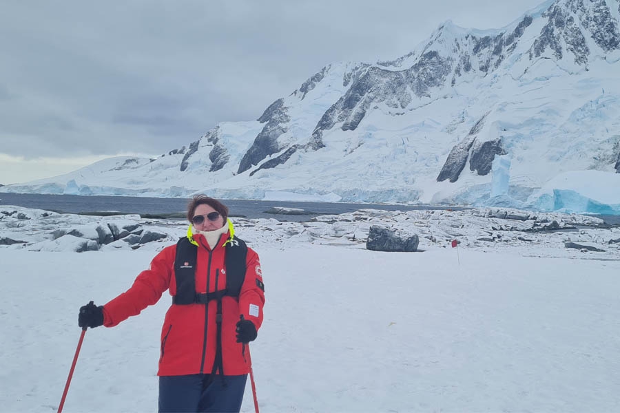 Emma in Antarctica