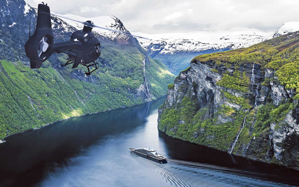 Scenic Eclipse Helicopter
