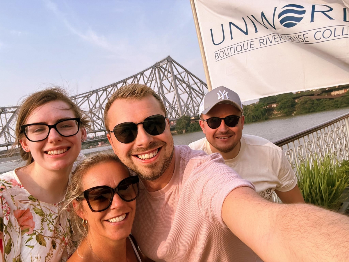 The team on the Ganges Voyager II