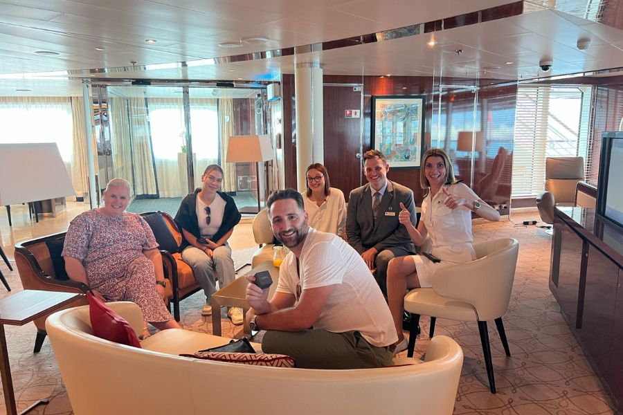 John and the Seabourn team