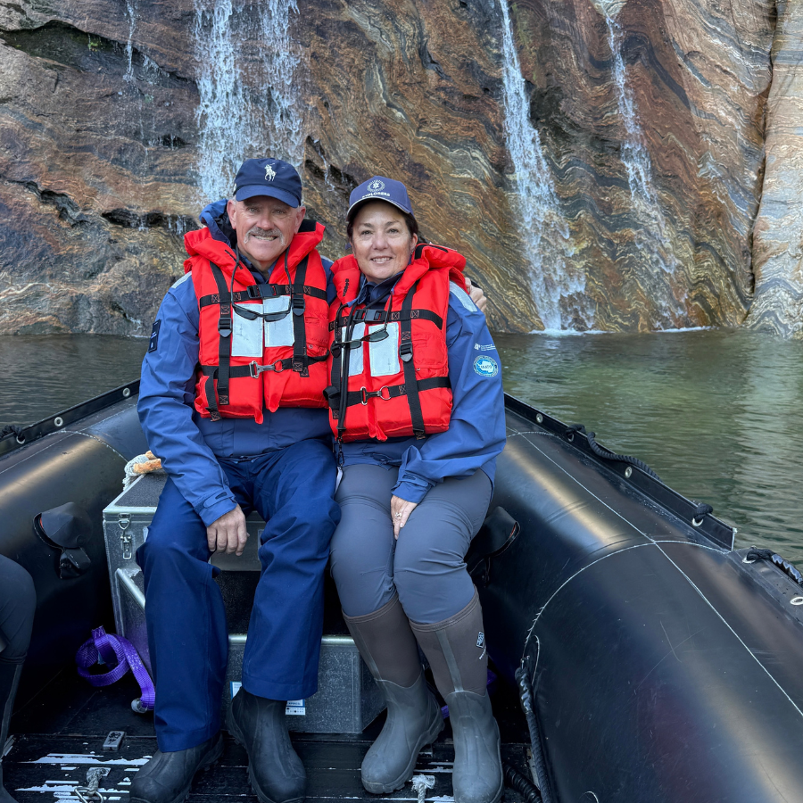 Andrew and Leonie Zodiac Cruise