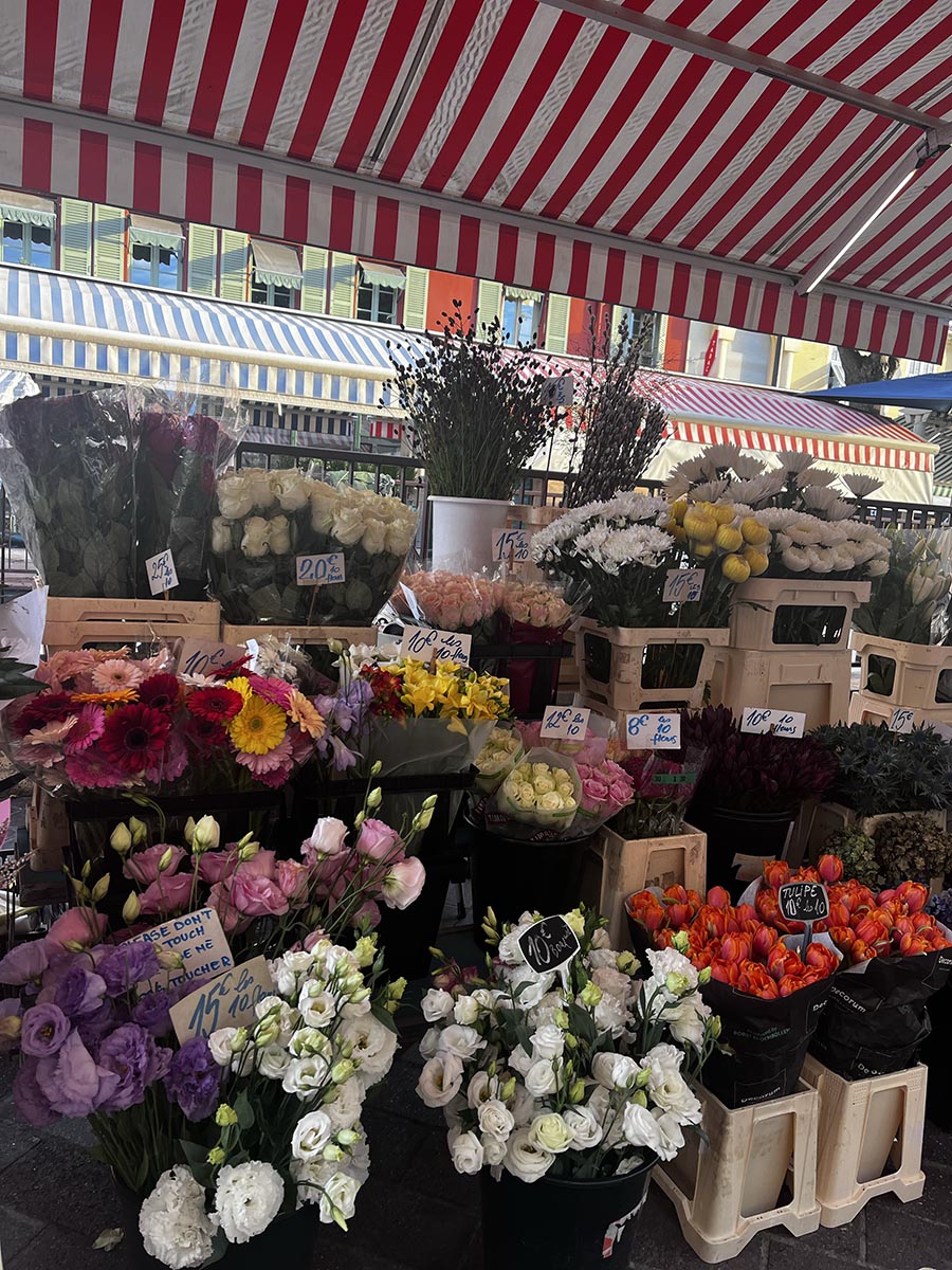 Monaco flower market Azamara Quest