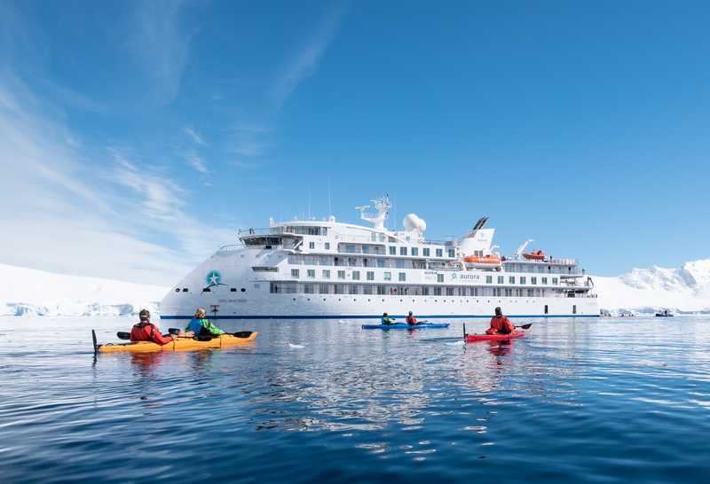 Kayaking in the Antarctic Peninsula