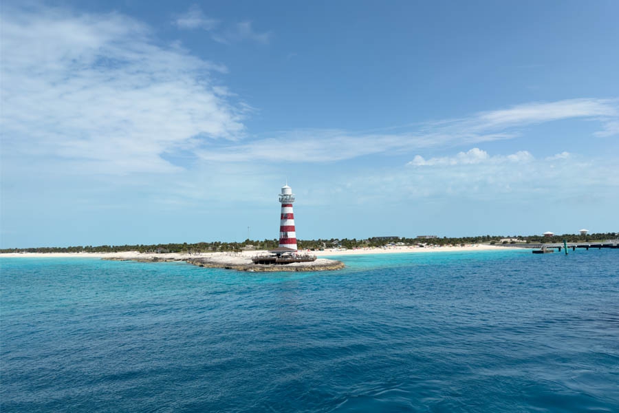 Ocean Cay lighthouse
