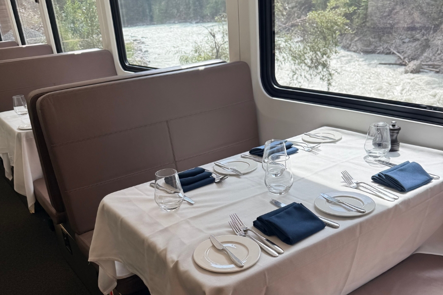 Rocky Mountaineer Restaurant Car